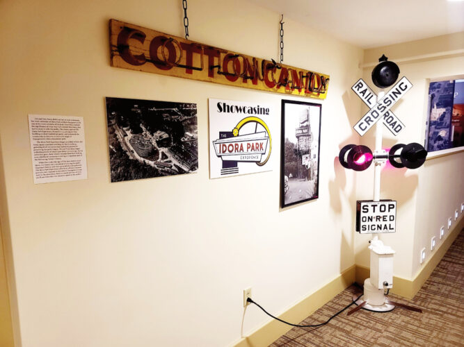 Tyler center  displays Idora  Park artifacts